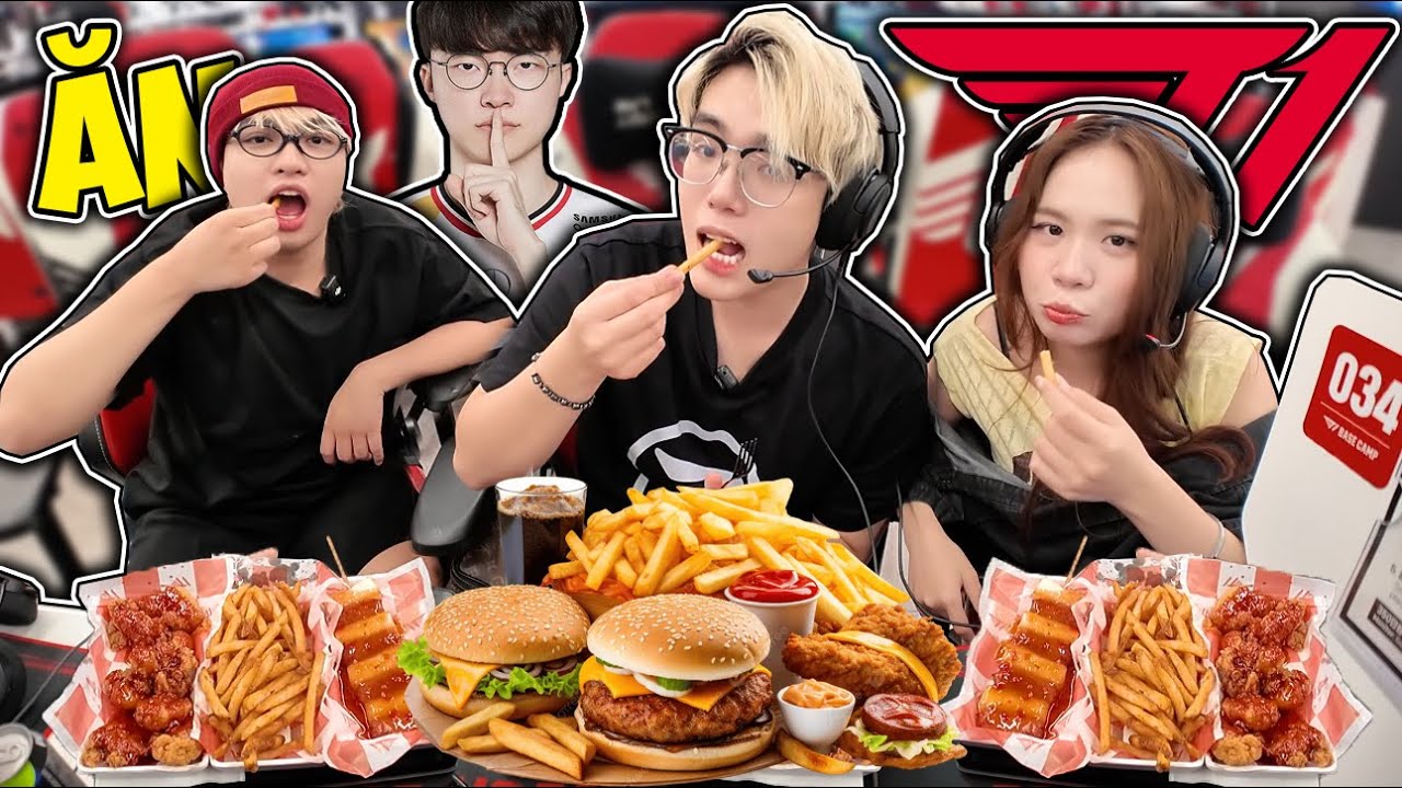 EATING WITH PHONG CHAN EPISODE 4: SKSP MUKBANG NET T1 FOOD IN KOREA