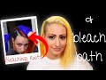 Bleaching my roots + Bleach Bath