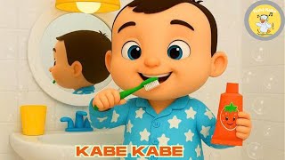 Sabah fırça zamanı!  Bebek Kabe ve onun kocaman gülümsemesiyle eğlenceli! #Cutebaby #funnybaby