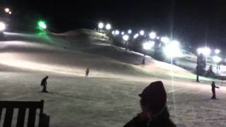 Gabe ski's down the mountain lightning fast at Afton Alps EPIC