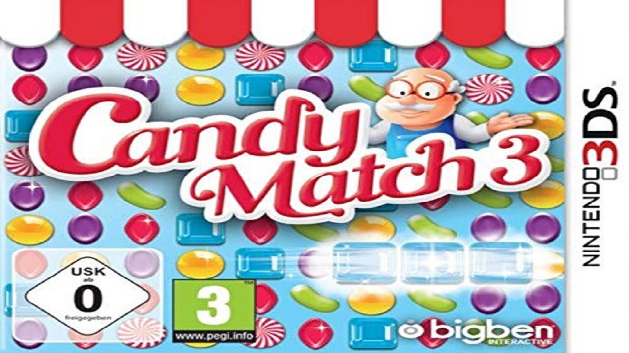 Candy Match 3 Gameplay [3DS] [No-Com] - YouTube