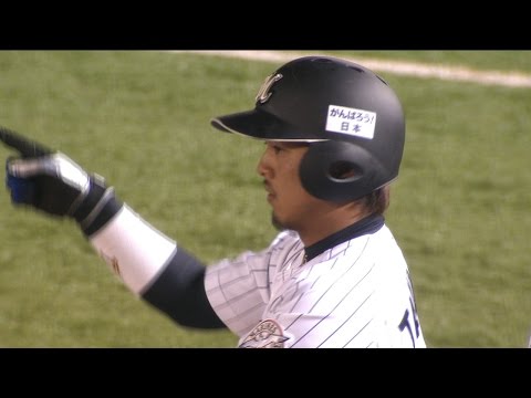 【プロ野球パ】祝打！田村が21歳の誕生日に同点タイムリー  2015/05/13 M-H