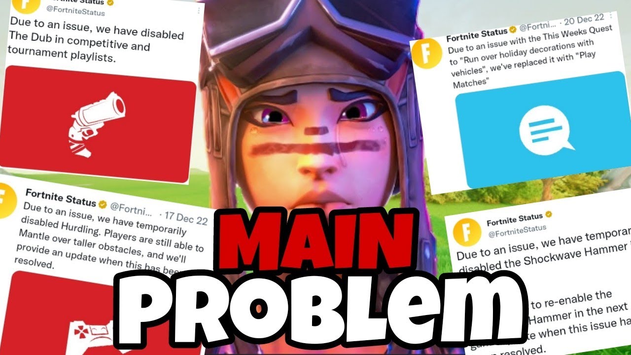 Fortnite Chapter 4 Main PROBLEM! - YouTube