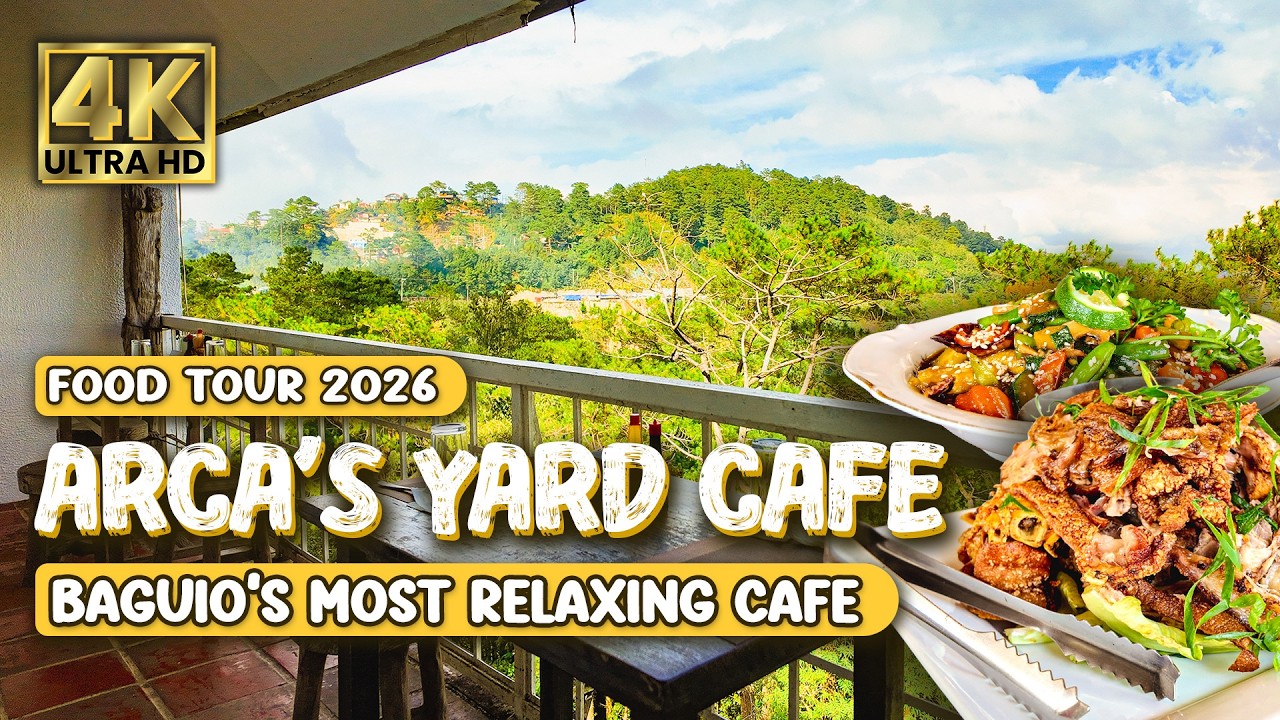 This Café in Baguio has AMAZING FOOD and VIEWS! | Arca's Yard Cafe | Food Tour 2026