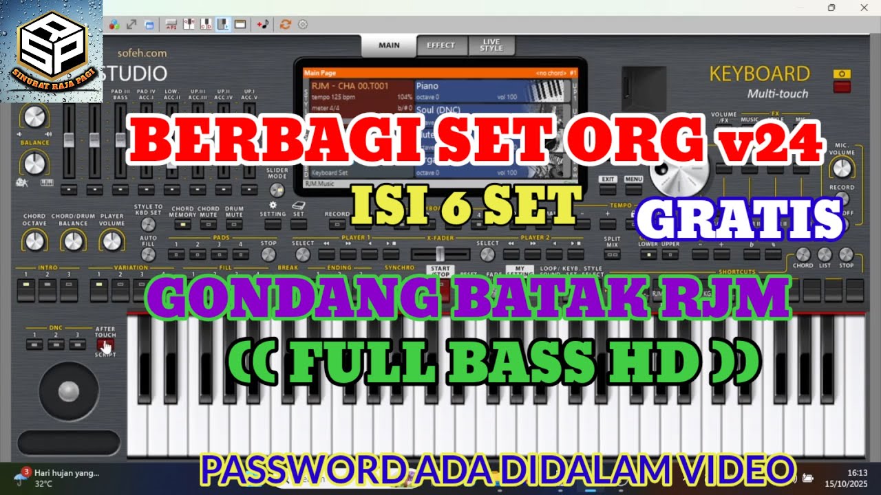 BERBAGI SET ORG ANDROID GONDANG BATAK RJM ISI 6 SET GRATIS||BASS HD|| LINK ADA DIDESKRIPSI CEK