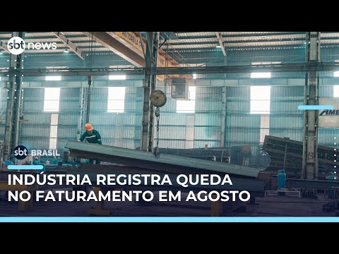 Video faturamento-da-industria-de-transformacao-cai-mais-de-5-em-agosto-diz-cni-sbt-brasil