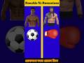 Ronaldo vs Roman Reigns#football shots video