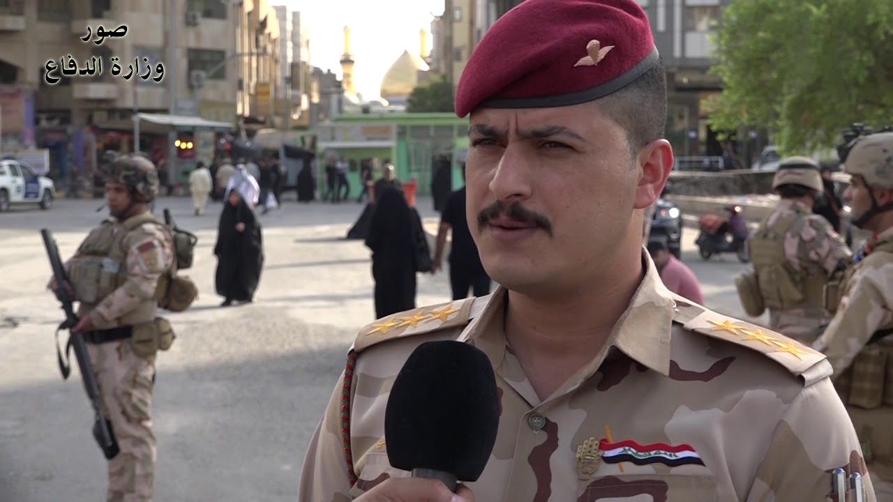 سرية حماية الروضتين الحسينية والعباسية تؤمن حماية الزائرين