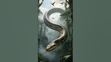 giant python in the Amazon rainforest