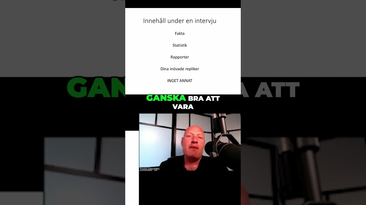 Så blir du intervjuad  Tips för en journalist