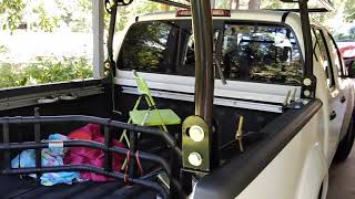2019 Nissan frontier with the Haul Master Ladder rack