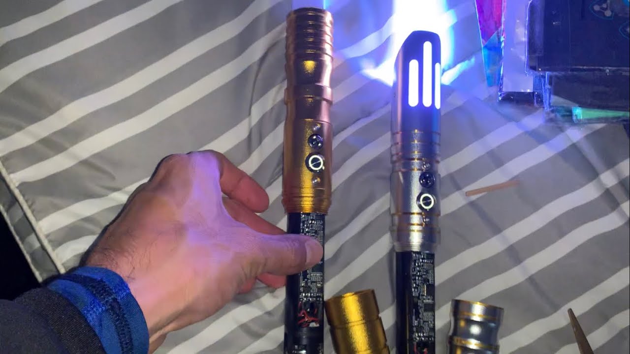 Xtrexsaber vs Ciel Tan RGB lightsaber amazon lightsaber YouTube