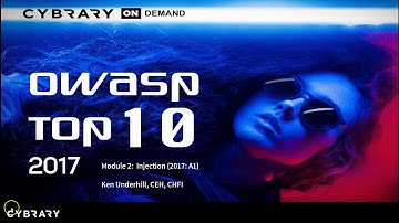 OWASP Training Course (Lesson 3 of 3) | Vulnerabilities and Attacks | Cybrary