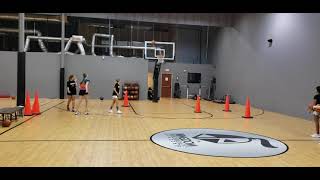 Progression 2: Drive and kick, close out with circle movement and a swing pass.