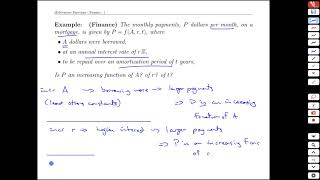 Unit 17-3 Multivariate Functions - Finance - MATH 121