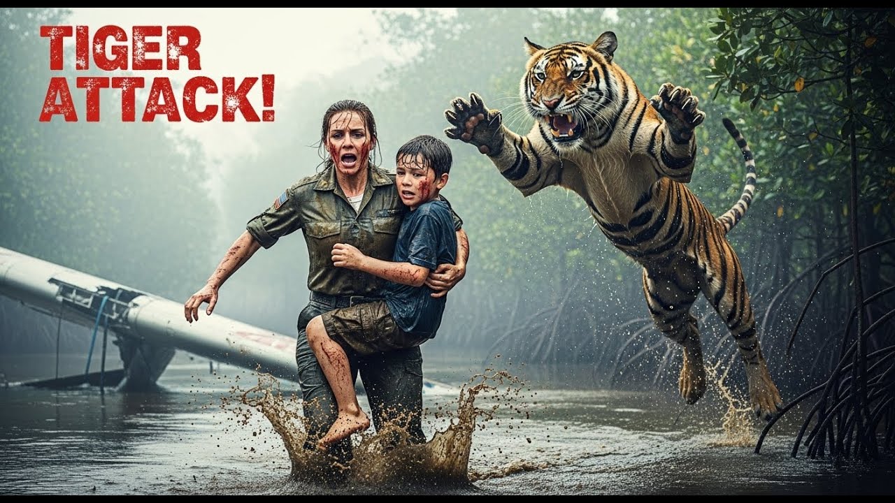 Plane Crash in Sundarbans | Realistic Survival Story | Tiger Attack & Jungle Rescue