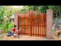 Build Strong Wooden Farm Gate From Scratch 🪵 How To Make A Beautiful Farm Entrance Door