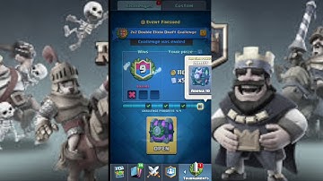 clash royale | Opening Legendary Chest | 9 win 2v2 Double Elixir Draft Challenge
