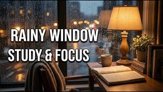 Download Lagu Rainy Window Study Ambience | Cozy Desk ASMR with Gentle Rain MP3