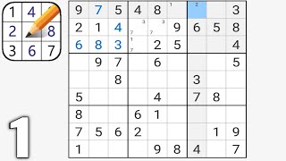 Sudoku - Classic Puzzle Game - Gameplay Walkthrough Part 1 All Levels 1-5 (Android & iOS) screenshot 4
