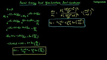Electronic Devices  Fermi energy of an Intrinsic semiconductor