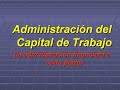 Capital de trabajo. Aspectos relevantes