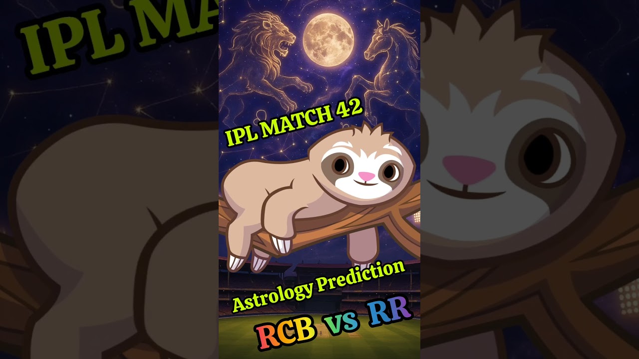 IPL MATCH 42 - RCB vs RR Astrology Prediction