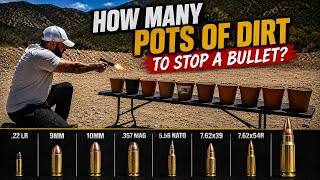 How Many Pots of Dirt Does it Take To Stop a Bullet ?