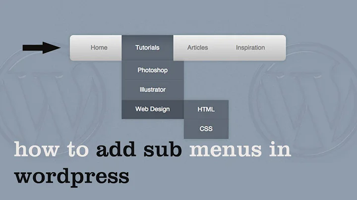 How to add sub menus in wordpress 2021 - Delta Tech Services