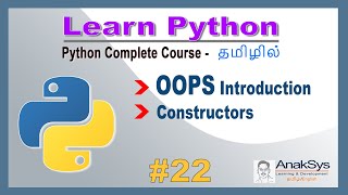 Python - OOPS Concepts and Constructors in Tamil | Learn Python in Tamil Profile