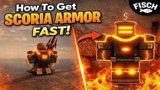 How To Get Scoria Armor FAST in Fisch! | Unlock Scoria Armor in Fisch
