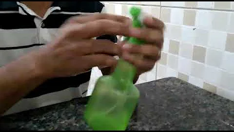 Como desentupir válvula de spray desodorante?