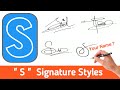   signature tutorial  s signature in different styles  s signature style