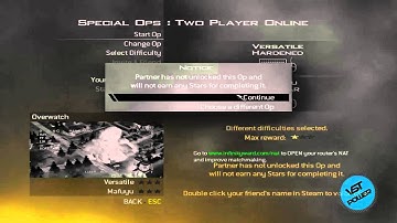 [How To] Play Call Of Duty Modern Warfare 2 Spec Ops Co-Op LAN Online (Tunngle Optional)