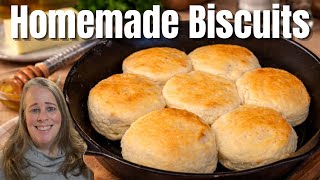 Easy 3 Ingredient Buttermilk Biscuits | Soft, Flaky & Homemade