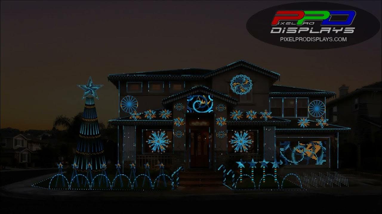 Lights in Winter Wonderland xLights Static Sequence 2023 YouTube