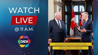 Carney, Ford and Toronto mayor to make announcement at 11 a.m.