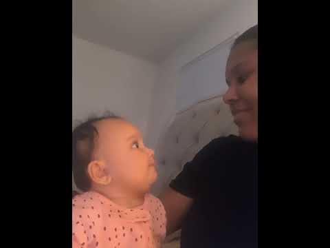 My 4 Month Old Trying To Imitate Me Babygril Cutevideo Fypシ Viral Babygirl Shortsviral 