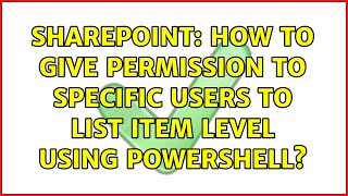 Sharepoint: How to give permission to specific users to list item level using PowerShell?