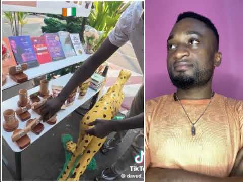 Voici un américain qui est venu explorer la gastronomie ivoirienne  en Civ🇨🇮🙌😱