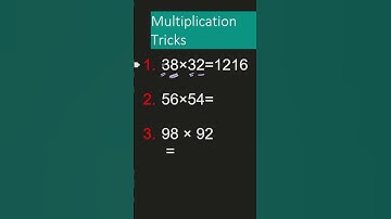# Vedic Multiplication Tricks of two-digits numbers # Vedic Math Tips and Tricks #mathsaddaacademy