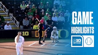 Ohio State at Oregon | HIGHLIGHTS | Big Ten Softball | 04/24/2026