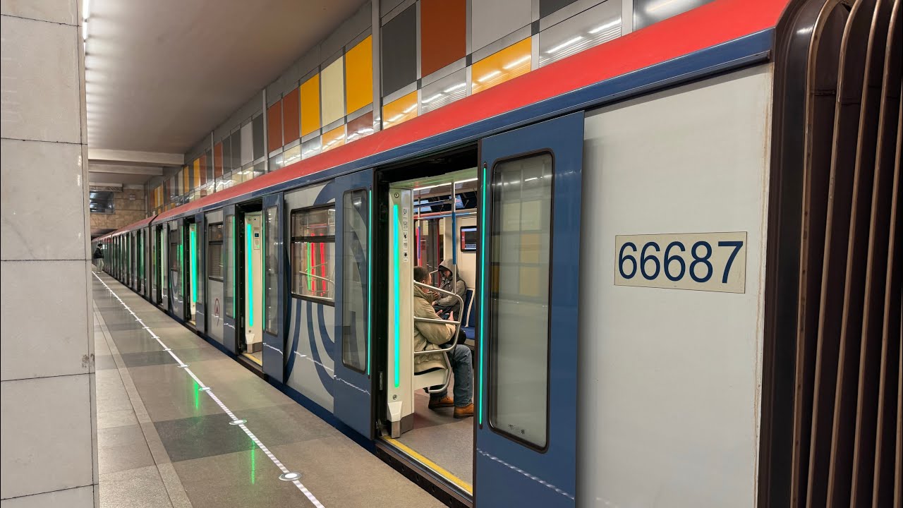 Сокольническая линия. 81-765/766/767.4. Москва-2019. от Потапово до Бульвара Рокоссовского часть 1