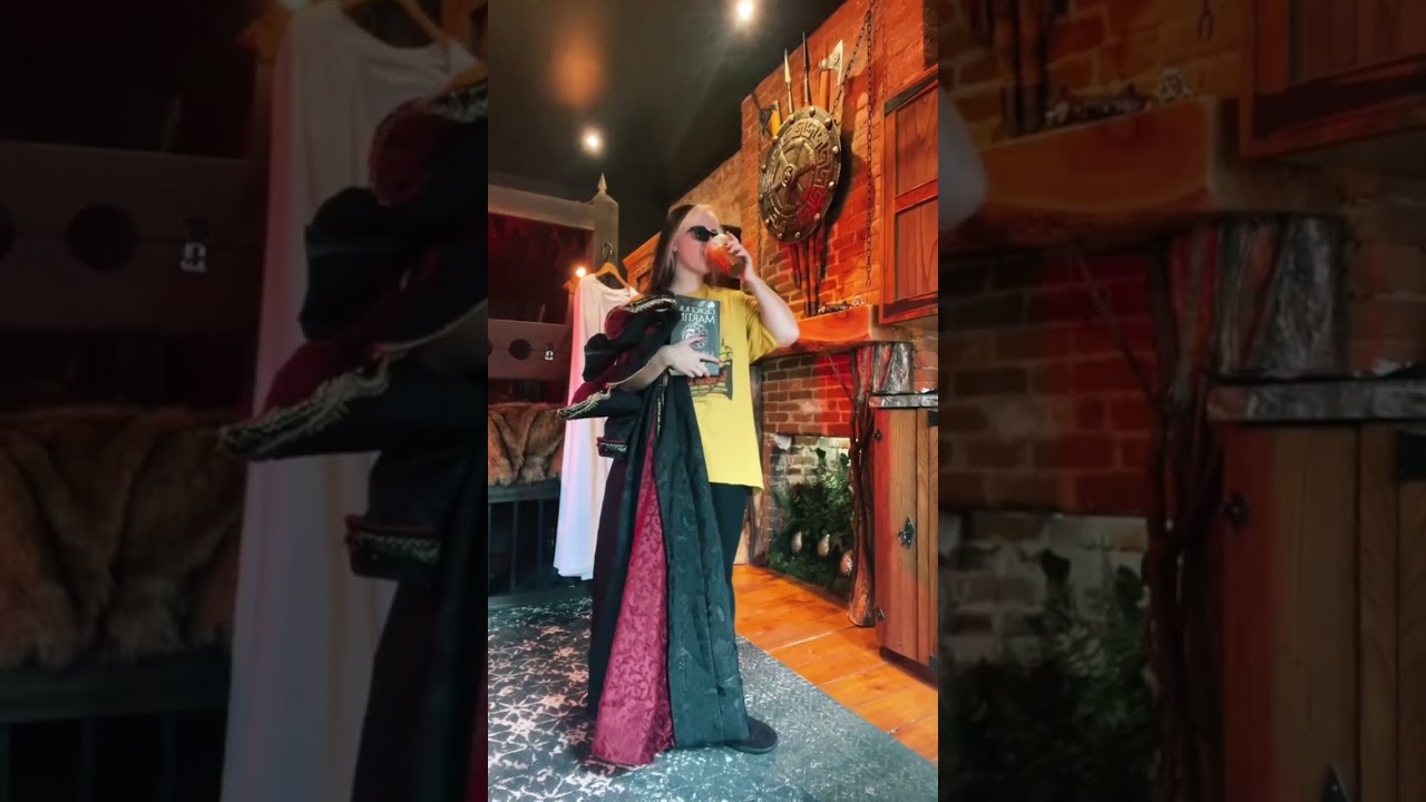 In a #GameofThrones themed Airbnb! Stay tuned for the content.