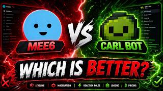 MEE6 vs Carl Bot (2026) | Which Discord Bot is Better? Full Comparison & Best Choice
