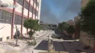 Anna News Fight For A School In Jobar Duel Tanker And A Fighter