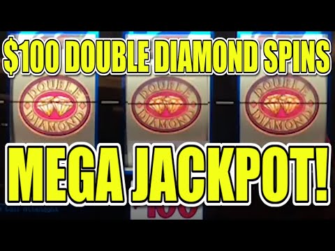 MASSIVE JACKPOT PLAYING $100 DOUBLE DIAMOND DELUXE!