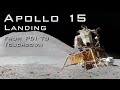 Apollo 15 landing from PDI to Touchdown