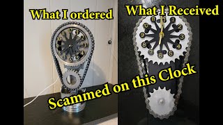 WARNING!!!  I got Scammed on this Timing Chain Clock.