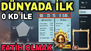 Dünyada İlk 0 Kd İle Fati̇h Olmak Pubg Mobayil 3
